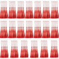 100 Pcs Red Mini Tassels 13cm/5 Inch with Loops for Bookmarks, Jewelry Making, DIY Projects - color: Red