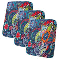 hyha Printed Couch Cushion Covers, Sofa Covers Washable for 3 Cushion Couch - color: Blue, size: Seat Cover 3 Pack