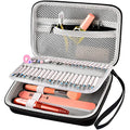 ALKOO 40-Slot Nail Drill Organizer Case with Nail Drill Bit Holder - color: Black