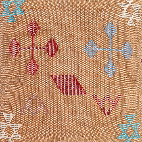 Trade Star 100% Cotton Kilim Pillow Covers 18x18 Inches Throw Cushion Cover Handmade Sabra Kilim Pillow Cover Cushion Case for Homedecor and Gift - color: Pattern 14