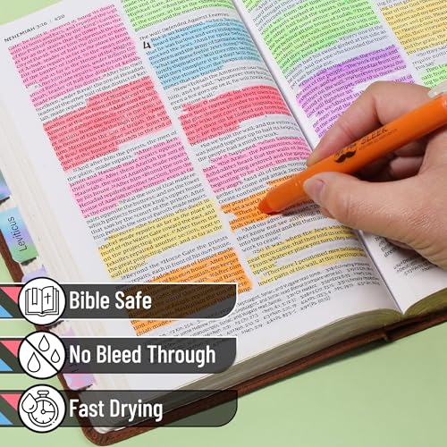 Mr. Pen- No Bleed Gel Highlighters, Vibrant Colors, 8 Pack - color: Vibrant Colors 1, size: 8 Pack