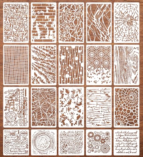 Cubist Stencils for Painting Texture Stencils for Crafts Reusable - style: Cubist