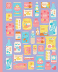 Composition Notebook College Ruled: Korean Snacks Illustration | Kpop Journal For School, College, Work, Office...College Lined Paperback: Kawaii College-Ruled Lined Composition Notebook