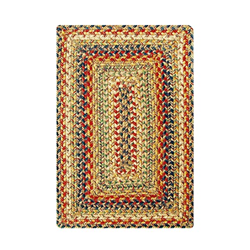 Homespice Kingston Jute Braided Placemats, Rect 13x19 Set of 6 - color: Kingston