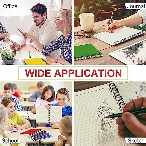 Yahenda Spiral Notebook College Ruled Journals Notebooks Lined 8.3 x 5.5 Inch Note Books Bulk A5 Writing Notebooks Thick Paper Notebook for Office Business School Supplies (Mixed Colors,18 Pcs) - color: Mixed Colors