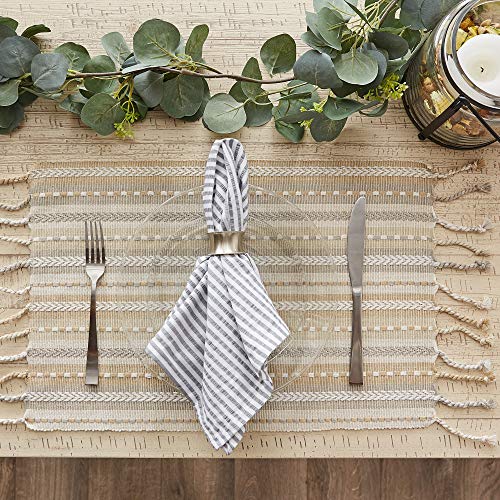 DII Southwest Collection Tabletop, Placemat Set, Natural, 6 Piece - color: Natural, size: Placemat Set
