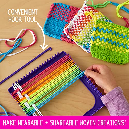 Made By Me Weaving Loom Arts and Crafts Kit, Ultimate Set, 378 Craft Loops - style: Ultimate