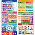 Educational Placemats Set of 6 Preschool Kid Plastic Table Mat 17×13×0.04in - style: Educational Montessori