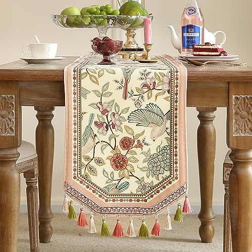 Patdrea Designer Vintage French Velvet Table Runner,12"X71"-Cullom - color: Cullom Velvet, size: 12"*71"