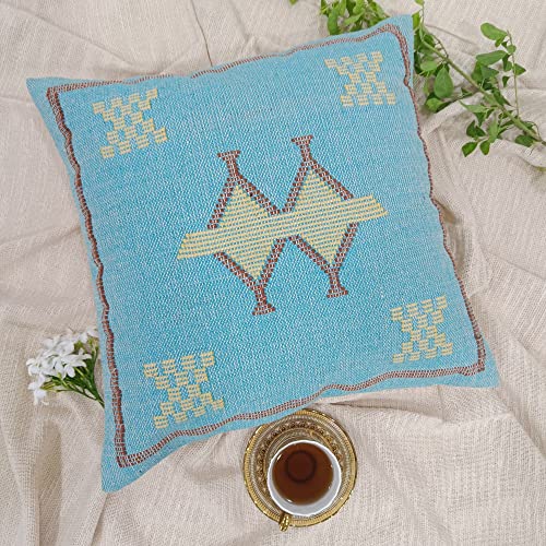 Trade Star 100% Cotton Sabra Kilim Pillow Cover Sofa Cushion Case Handmade Farmhouse Premium Quality Designer Case for Home Decor Authentic Luxurious Couch Pillow Sham - color: Pattern 5