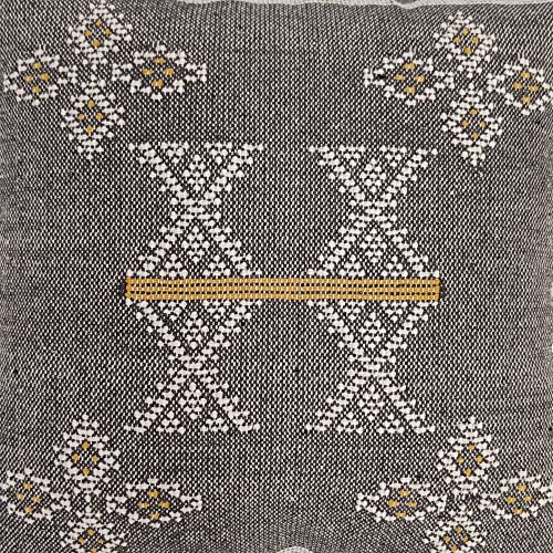 Trade Star Cotton Sabra Pillow Cover Beautiful Throw Pillow Cover Farmhouse Cushion Case Kilim Cushion Cover Handwoven Luxurious Breathable Pillow Cover for Gifting Purpose - color: Pattern 15