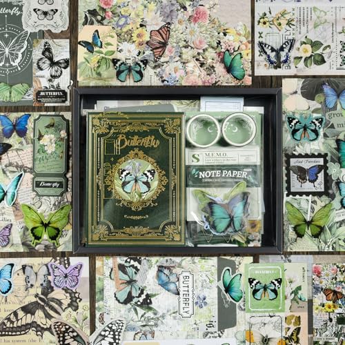 Scrapbook Supplies Kit, Vintage Junk journaling Supplies, Scrapbooking Kit - color: Forest Tales