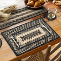 Homespice Manchester Jute Braided Placemats, Rect 13x19 Set of 4 - color: Manchester