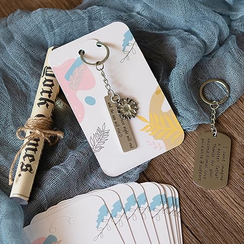 Temlum 3''x4.7'' Keychain Display Cards with Self-Sealing Bags, Plant 100p - color: Plants