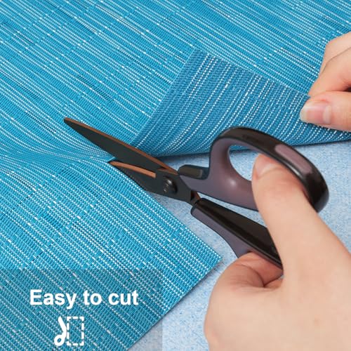 Myir JUN Placemats Set of 4 Kitchen and Dining Table Placemats - color: Blue, size: Set of 4