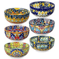 vancasso SIMI 28 oz Cereal Bowls Set of 6, Bohemian Ceramic Soup Bowls - size: 28OZ