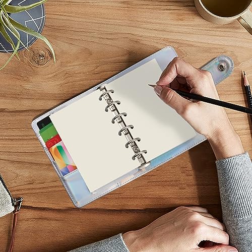 A7 Planner Inserts, Binder Refills for 6 Ring Spiral Notebook, Mini Blank Paper,6 Holes,for Portable planner, 45sheets/90 pages, 4.84 x 3.23'', Harphia - color: Plain Blank, size: A7