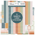 bloom daily planners Color Coding Planner Stickers - Muted Neutrals 1/4" Minimalist Dot Labels - Six Sheets, 1000+ Stickers Per Pack! - Sweater Weather - color: Sweater Weather