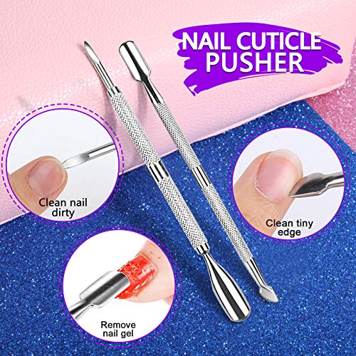 Manicure Nail Files Kit - color: Purple