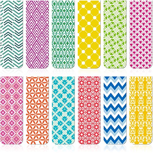 Zonon 24 Pcs Magnetic Bookmarks Cute Colorful Page Markers - style: Cute