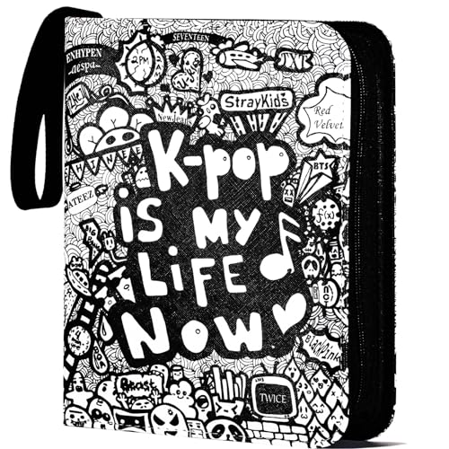 Kpop Photocard Binder Holder 440 Pockets Album A5 3 Ring Binder Pages - color: A-Classic-440 Pockets