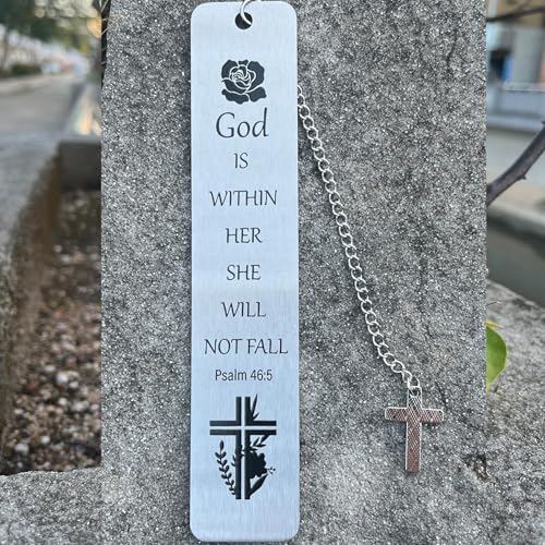 Christian Bookmark Gifts for Women Girls Boys, Inspirational Religious Book Mark Markers Faith - style: God is within