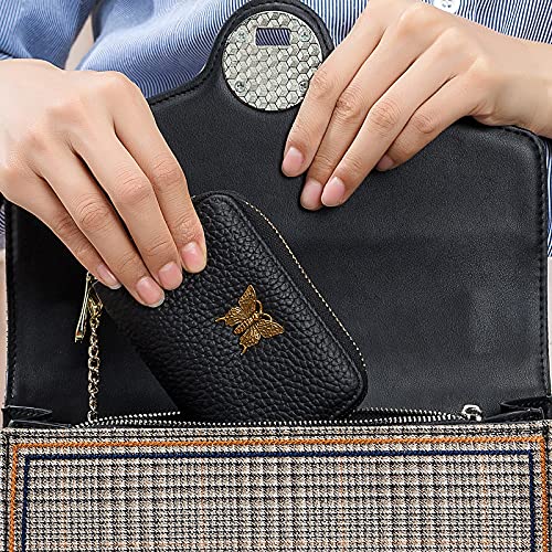 imeetu RFID Credit Card Holder for Women, Business Card Wallet (Blue) - color: Blue